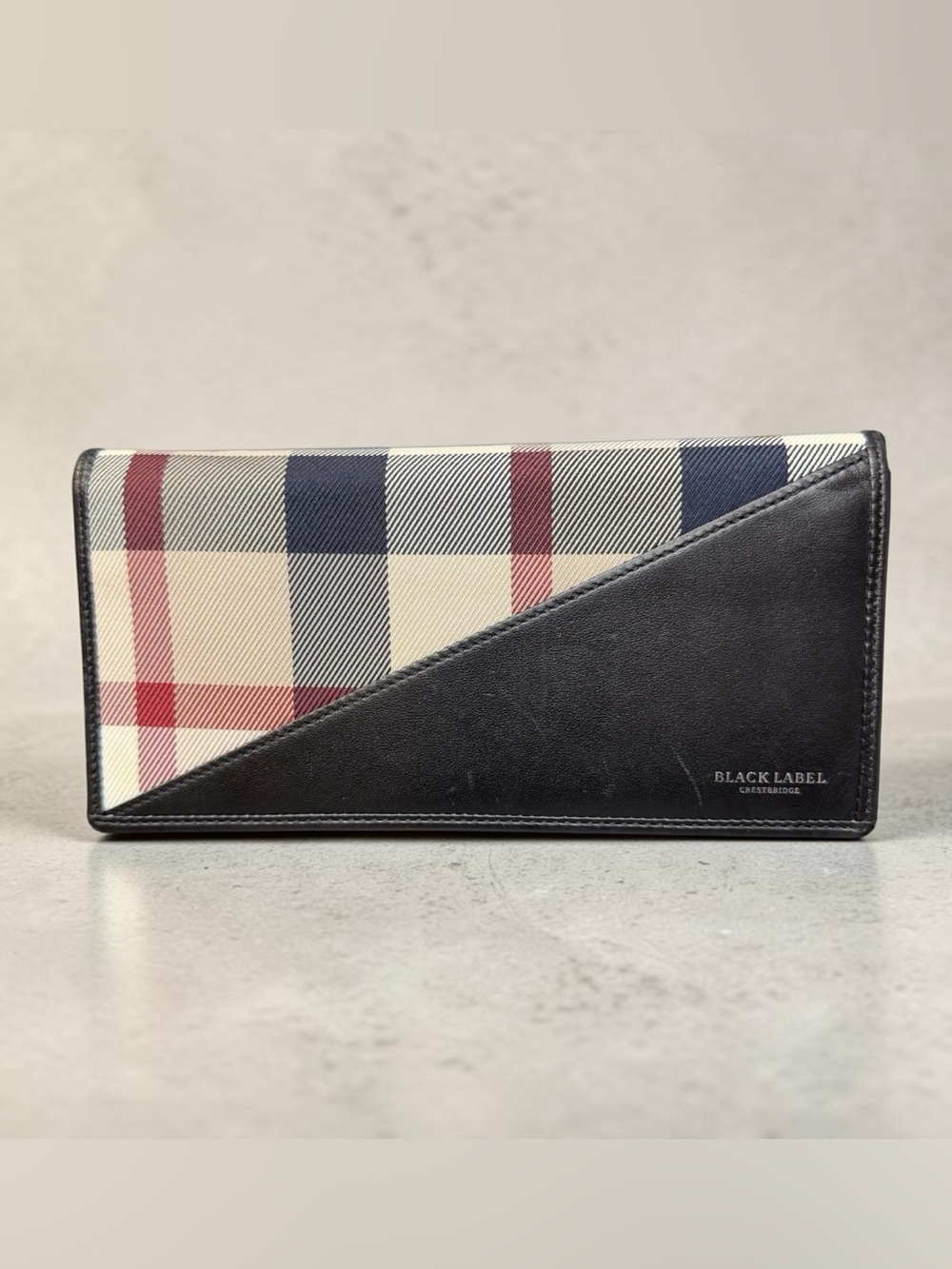 Black Label Crestbridge Long Wallet (A230)